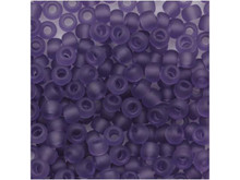 TOHO Bead Round 8/0 Frosted Transparent Orchid, 2.5-Inch Tube