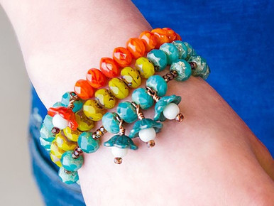 Making Elasticity Stretch Bracelets Video - Artbeads.com