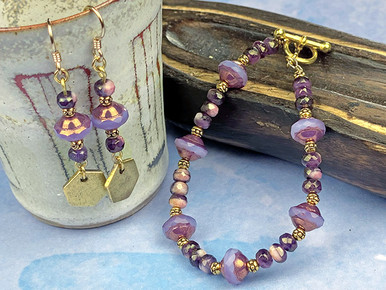 Lavender Honey Jewelry Set