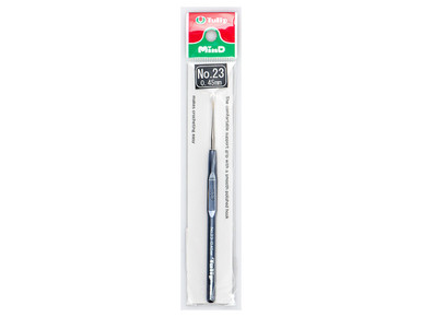 トップス haak Tulip Steel Crochet Hook w/Plastic Handle : Size 23 (0.45mm