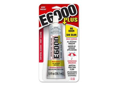 E6000 Adhesive, Industrial Strength Glue, 2 Ounce Tube, White