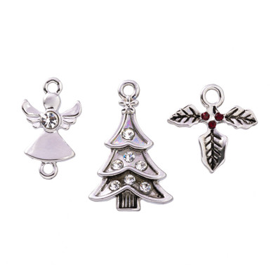 RHODIUM CHEER STRETCH BRACELET