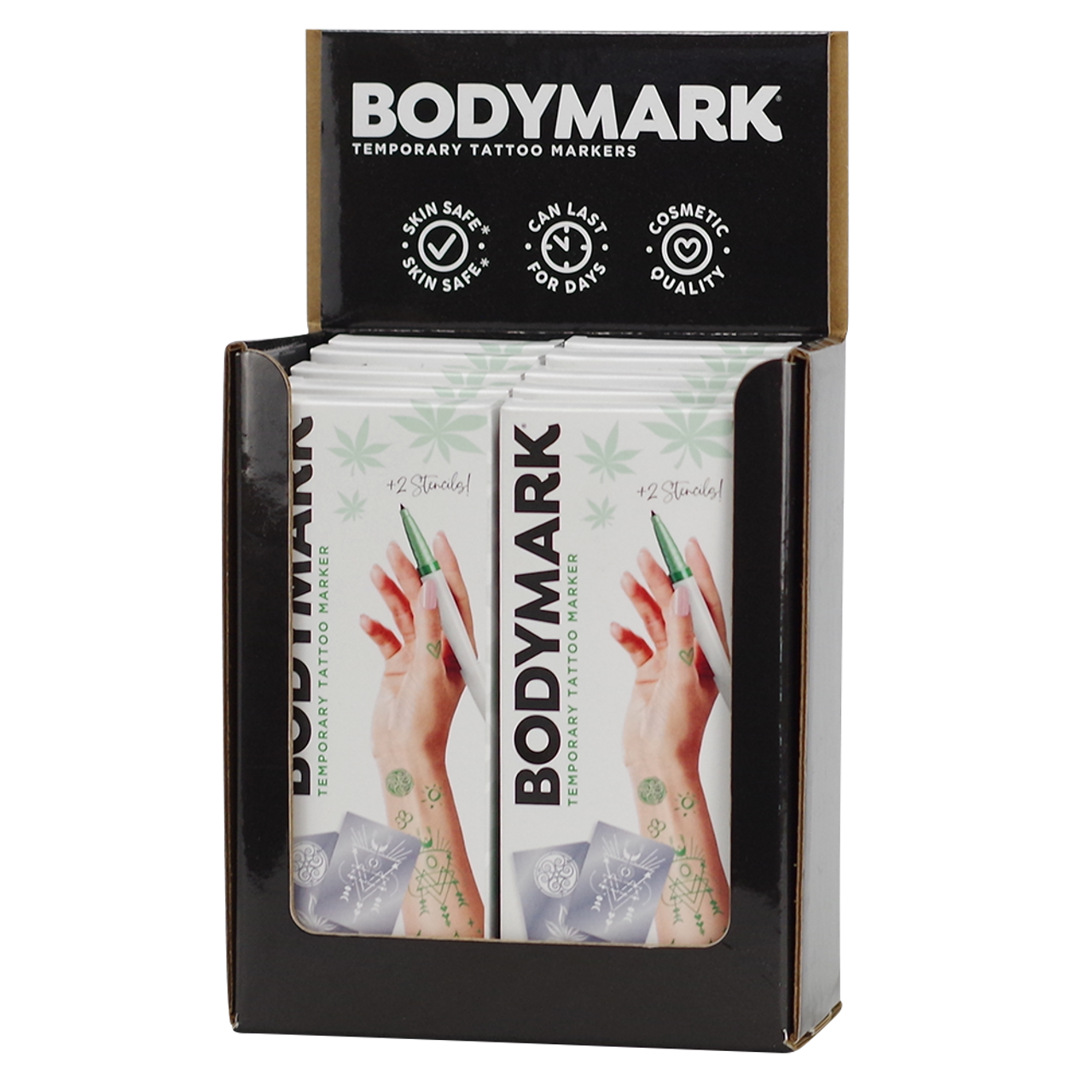 BODY MARK by BIC - Temporary Tattoo Marker - Blue/Red/Green - NEW | eBay