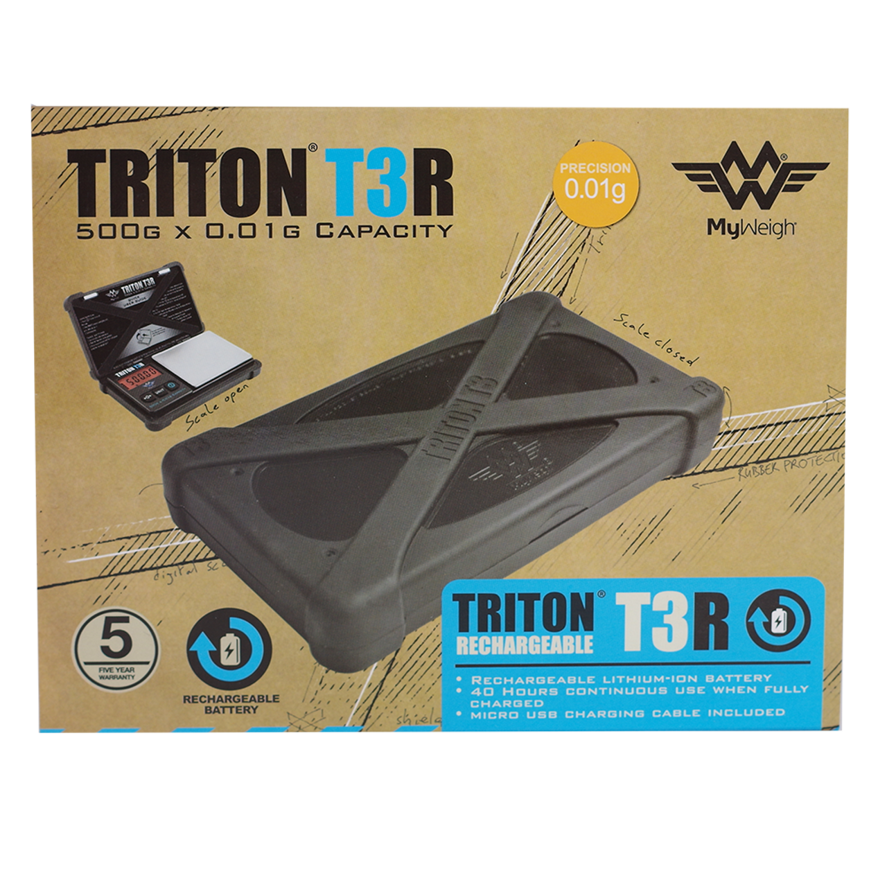 My Weigh Triton T3R (Rechargeable), My Weigh