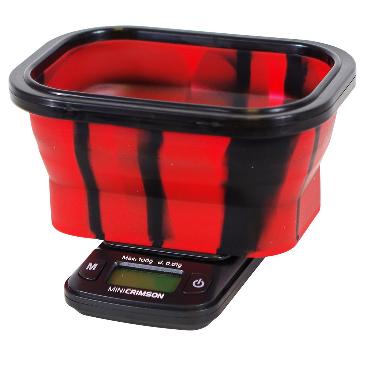 CRIMSON Collapsible Bowl Scale 1000g x 0.1g Black (Bowl: Red) 