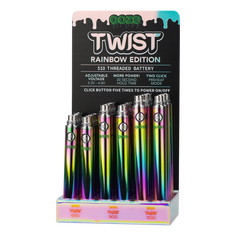 Ooze Rainbow Twist Battery 24ct Display
