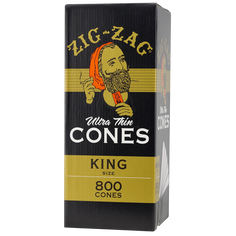 Zig Zag King Size Ultra Thin Cones Bulk 800ct