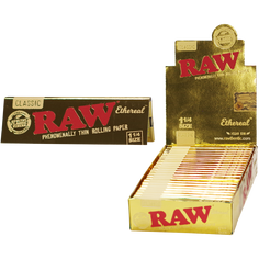 RAW Classic 1 1/4th Size Ethereal Rolling Paper 50pk 24ct Display