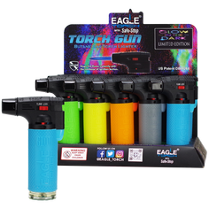 4" Eagle Limited Edition Glow In The Dark Torch Gun 15ct Display