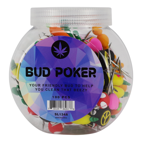 Silicone Bud Poker #1 Design 100ct Tub