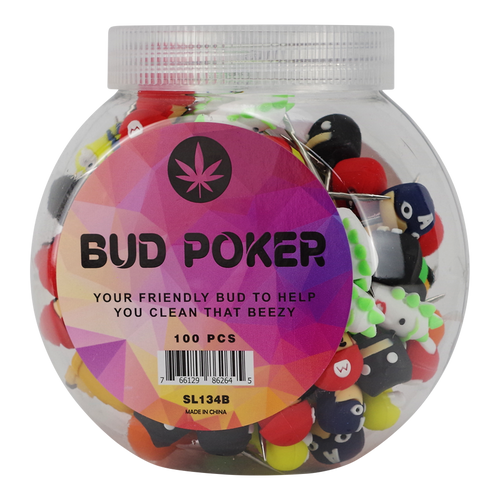Silicone Bud Poker #2 Design 100ct Tub