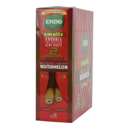 Endo Pre-Rolled Smallz Hemp Wraps 2pk 15ct Display