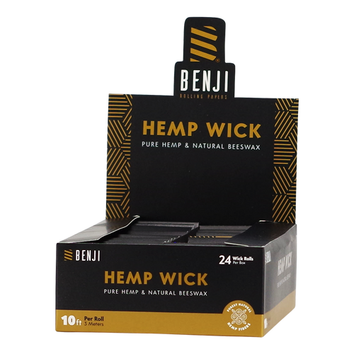 Benji 10ct Hemp Wick 24ct Display