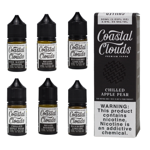 Coastal Clouds E-Liquid Salt Nic 30ml Bottle