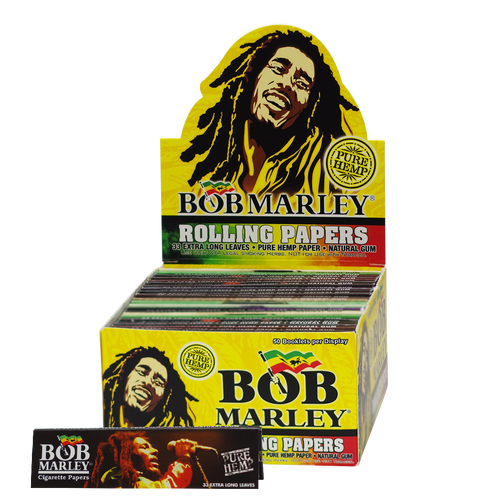 Bob Marley Cigarette Papers 50ct Display