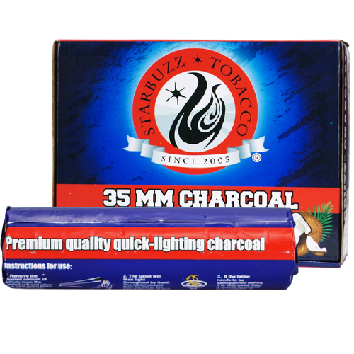 Starbuzz Premium Coconut Shell Instant Light Charcoal 10pk 100ct Display