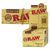 Raw Papers Organic Hemp Connoisseur 1 1/4th Size With Tips 24ct Display