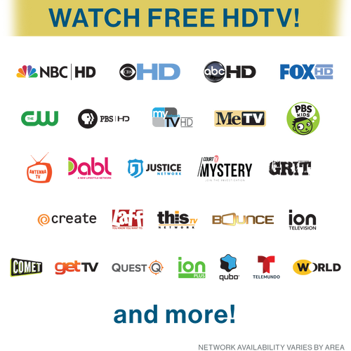 Elite 360 Amplified Outdoor HDTV Antenna - Watch free HDTV