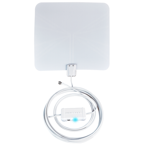 FlatWave Amped Pro Smart Amplified Indoor HDTV Antenna - White side