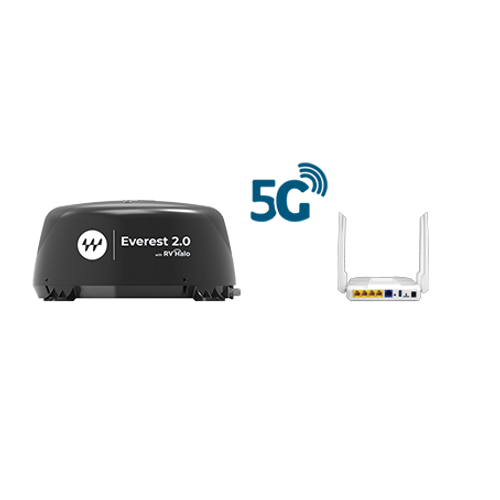 Everest ODU and IDU with 5G logo