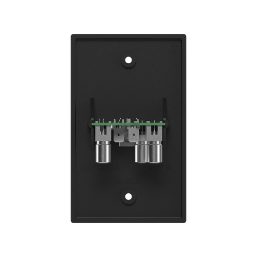 Back of RV-8032 black wallplate