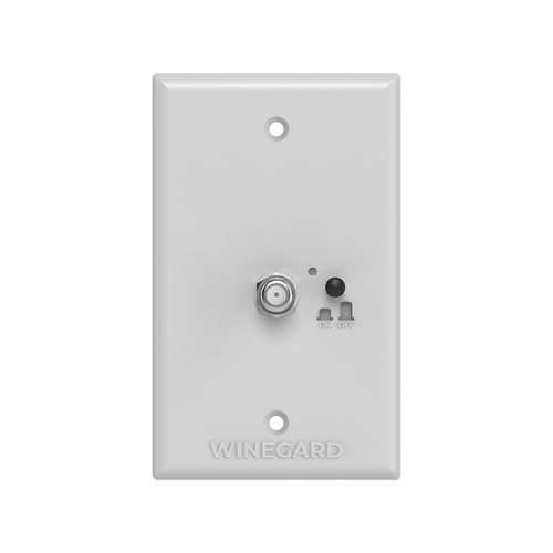 Front of RV-8042 white wall plate power supply
