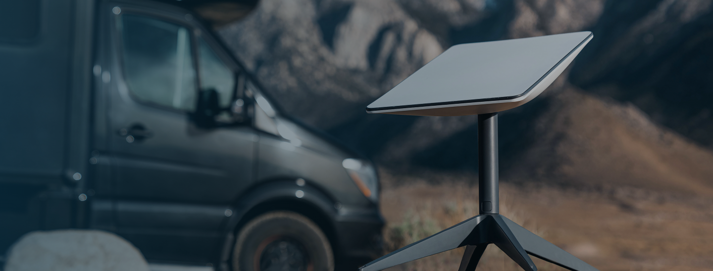 ON THE MOVE CAMPING Satellite STARLINK Winegard Company