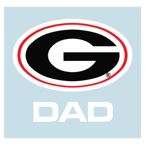 Georgia Bulldogs (G) Dad Decal (4 1/2"x4")