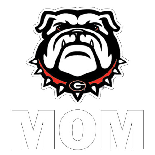 Georgia Bulldog Mom Decal Georgia Bulldog Mom Decal