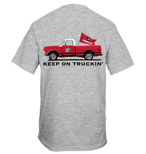 New World Graphics University of Georgia UGA All American Dawg Mens Short Sleeve T-shirt Graphic Tee