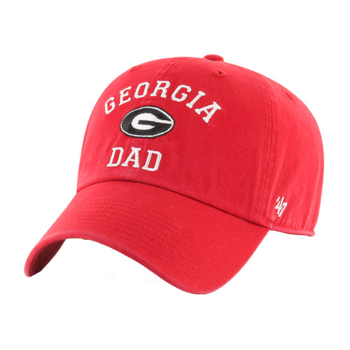 47 Brand NCAA University of Georgia Bulldogs Red Georgia Dad Archway '47 Clean Up Adjustable Buckle Full Twill Hat 47 Brand NCAA University of Georgia Bulldogs Red Georgia Dad Archway '47 Clean Up Adjustable Buckle Full Twill Hat