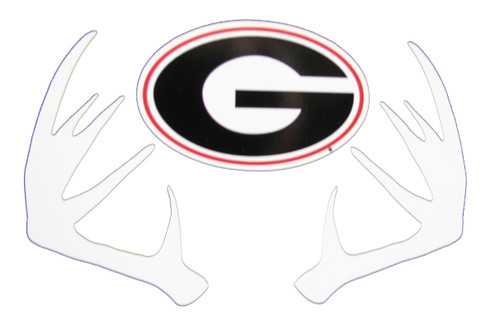Georgia Bulldogs Deer Rack With Georgia G Decal