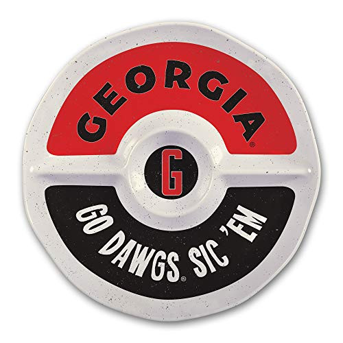 University of Georgia Heavy Weight Melamine Divided Tray