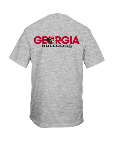 New World Graphics University of Georgia UGA Football Helmet Mens Short Sleeve T-shirt Graphic Tee