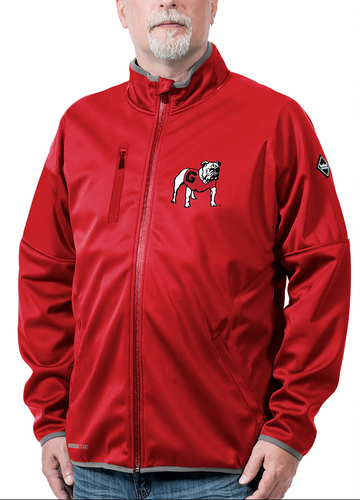 Franchise Club Georgia Collegiate UGA Bulldogs FC Softshell Zip Up Jacket