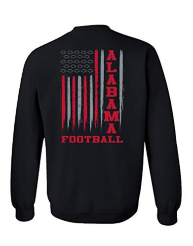 Football Team Color American Flag Unisex Crewneck Sweatshirt
