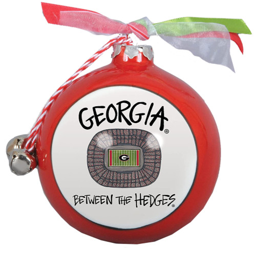 Magnolia Lane Georgia College Football UGA Stadium Christmas Ornament Magnolia Lane Georgia College Football UGA Stadium Christmas Ornament