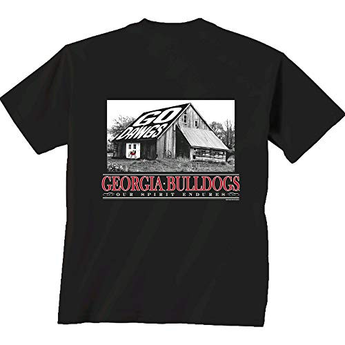 New World Graphics UGA Go Dawgs Barn Unisex Short Sleeve T-Shirt
