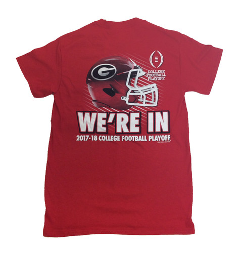 UGA Bulldogs 2017 College Football Playoff 'We're In' Tee UGA Bulldogs 2017 College Football Playoff 'We're In' Tee