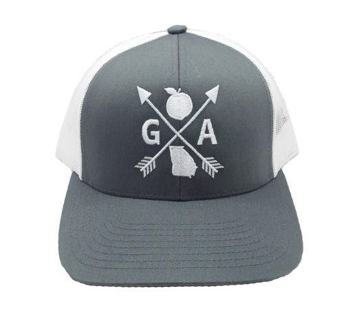 Heritage Pride Embroidered Georgia Peach State Arrow Snapback Hat Heritage Pride Embroidered Georgia Peach State Arrow Snapback Hat