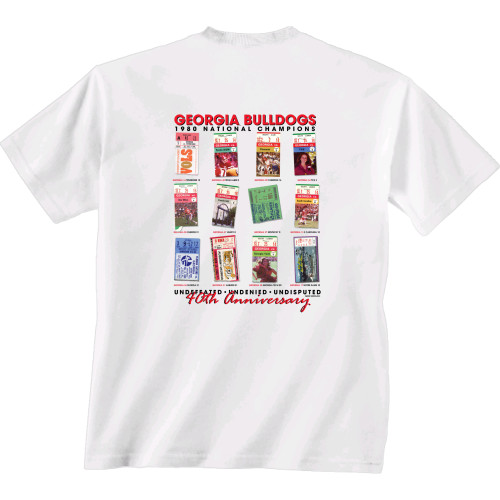 New World Graphics UGA 40th Anniversary Short Sleeve T-Shirt