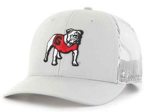 47 Brand Georgia Bulldogs Standing Dog Vintage Trucker Grey