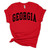 Womens Georgia Football Varsity Georgia Unisex Fit Short Sleeve T-shirt