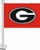 Sewing Concepts NCAA GA Bulldog Head-Standing-Circle G 11x16 Car Flags