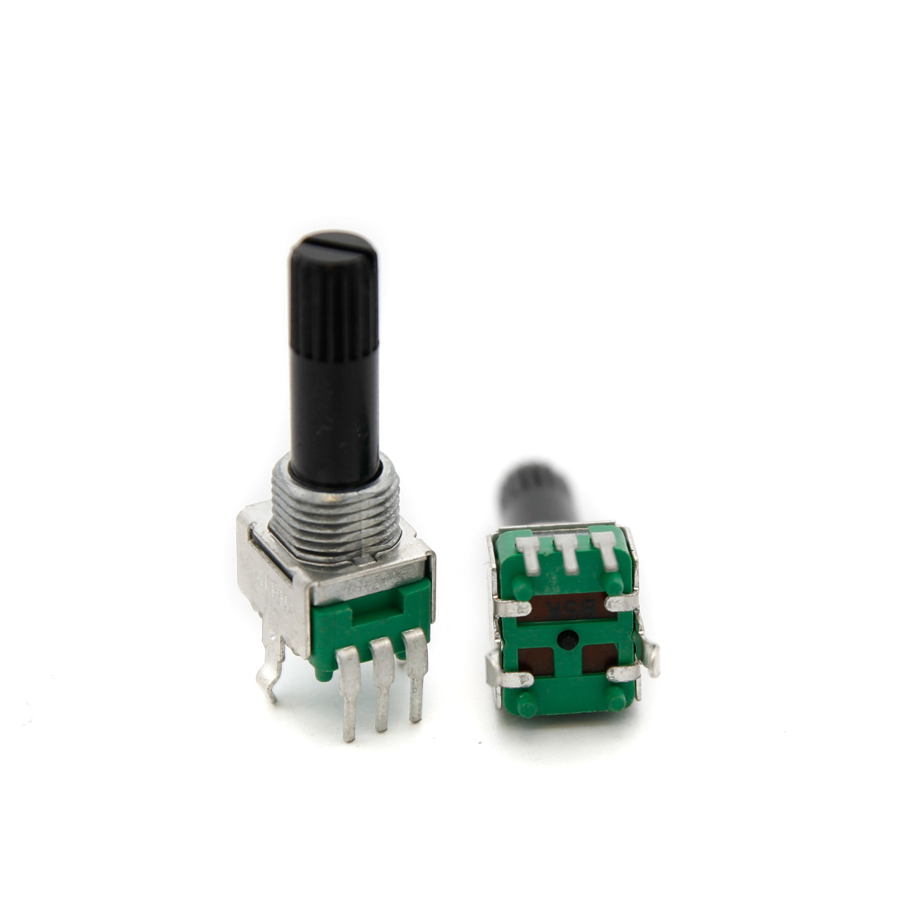 9mm "Snap-In" Potentiometer - Long Knurled Shaft