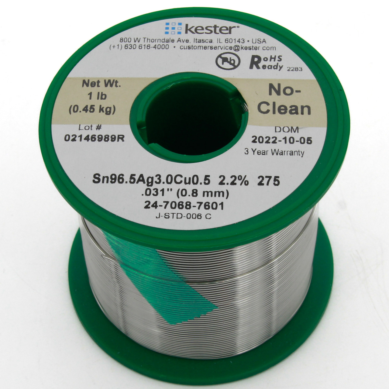 Solder - Lead-Free No-Clean .031