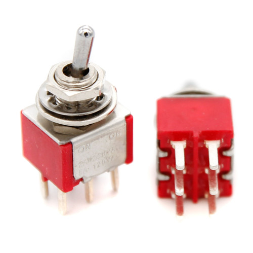 DPDT Toggle Switch ON/ON - PCB Pin DPDT Toggle Switch ON/ON - PCB Pin