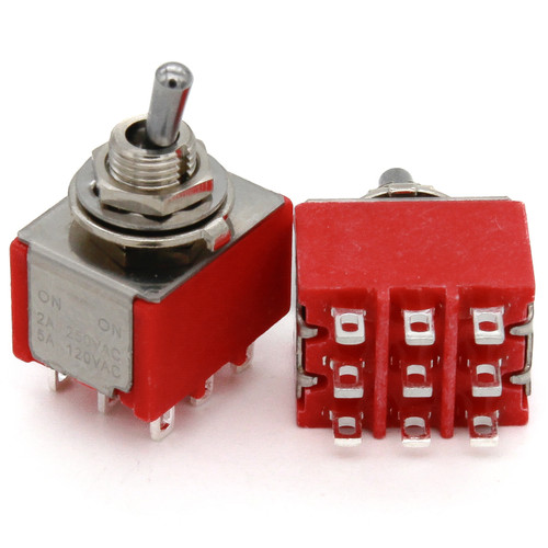 3PDT Footswitch - Solder Lug - Alpha