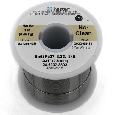 Solder - Leaded - No-Clean .031