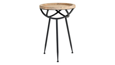 Finch Easton Side Table, Light Beige